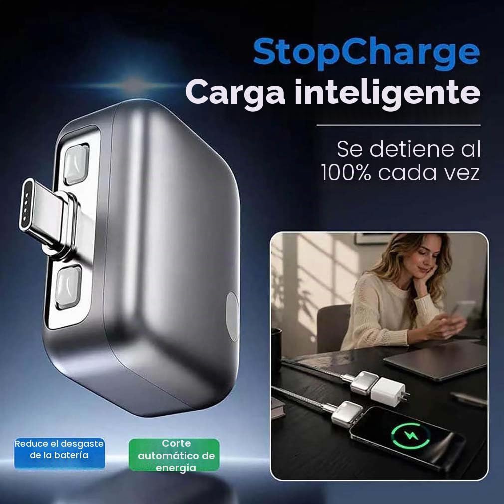 Cargador Inteligente Auto Stop USB-C 140W, Anti-Sobrecarga