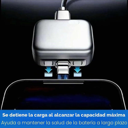 Cargador Inteligente Auto Stop USB-C 140W, Anti-Sobrecarga